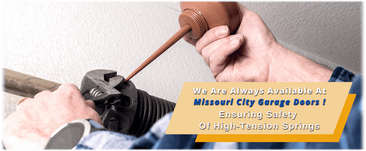 Broken Garage Door Spring Repair Missouri City TX